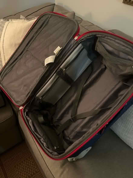 Photo of free Pottery barn suitcase *james (NW DC) #2