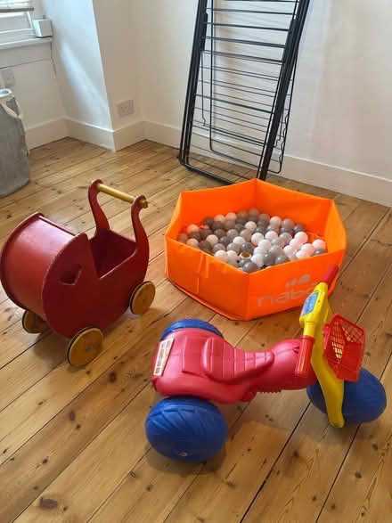 Photo of free Baby walker / Bike / Pool (SW20 8BT) #1