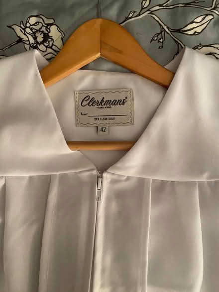 Photo of free White graduation gown (NW DC nr Silver Spring) #2