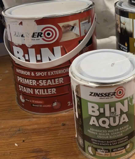 Photo of free Zinsser paints, 2 tins (Oakley HP18) #1