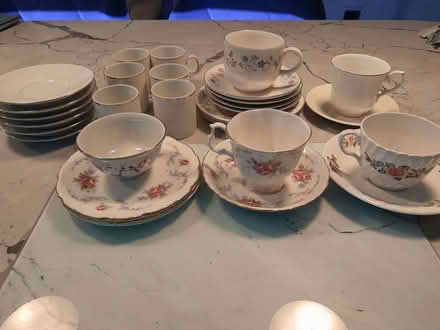 Photo of free China cups/saucers (Warden Hill GL51) #1