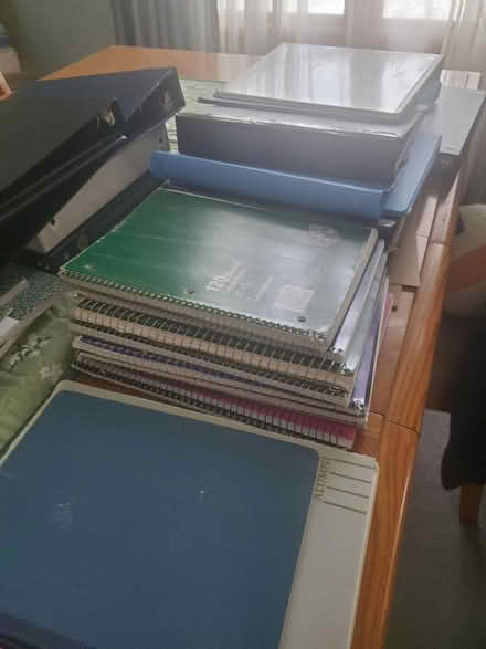 Photo of free Binders,folders and notebooks (Off Sheridan Lake Rd .) #1
