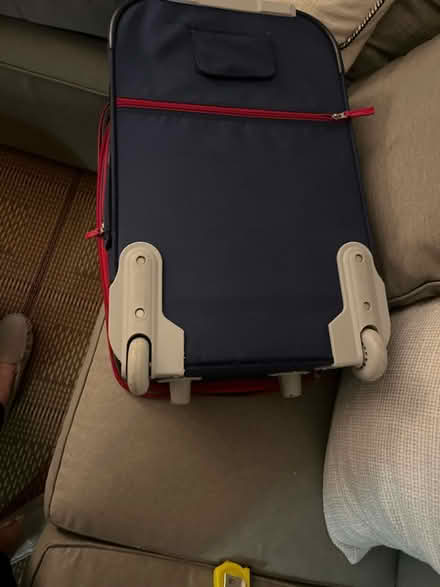 Photo of free Pottery barn suitcase *james (NW DC) #3