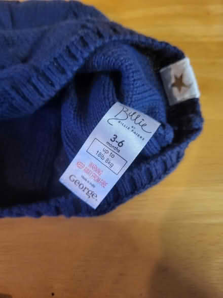 Photo of free Boys 3-6mth blue knit hat (Ballyclare BT39) #2