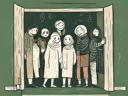 Photo of Clean, old wool blanket for lining door curtain (Clive Vale TN35) #1