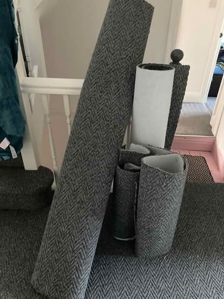Photo of free Off cuts of new grey carpet Largest roll (Aigburth L19) #2