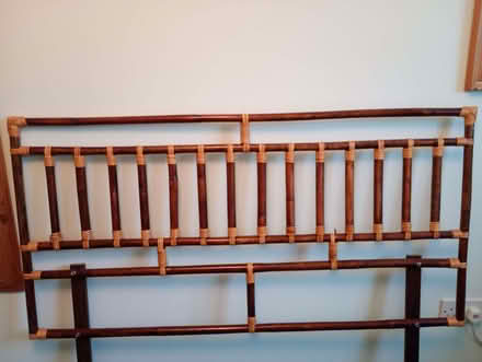 Photo of free Cane headboard for double bed (North Ascot SL5) #1