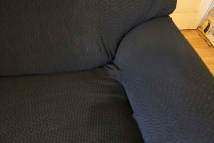 Photo of free Two seater fabric sofa with cover (Sharrow Vale S11) #2