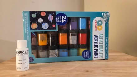 Photo of free Acrylic paint and supplies (Chamblee, GA) #1