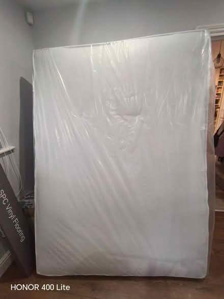 Photo of free mattress, headboard, one side divan (Ub6 perivale) #3