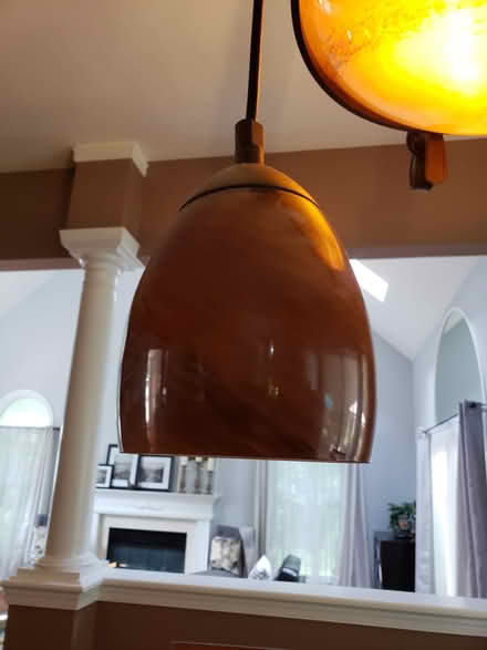 Photo of free Bronze light fixture and pendants (Raritan Township/Ringoes) #4