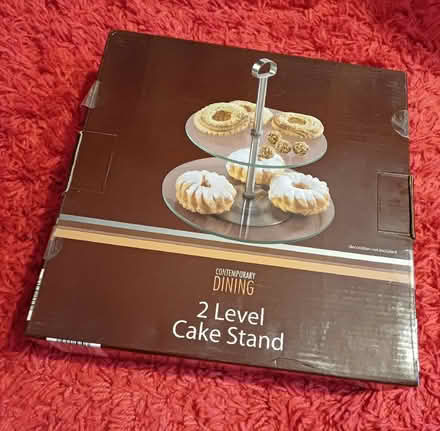 Photo of free 2 level glass cake stand (Bilton CV22) #1