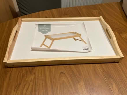 Photo of free Pinewood Folding Bed Tray (Exeter, EX2) #2
