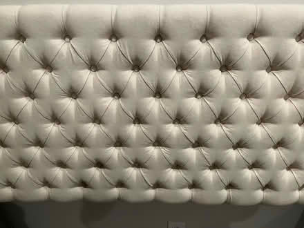 Photo of free Queen fabric quilted headboard (Los Altos) #4