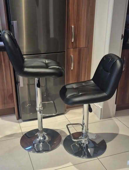 Photo of free Pair of kitchen swivel bar stools (Deaconsbank G77) #3