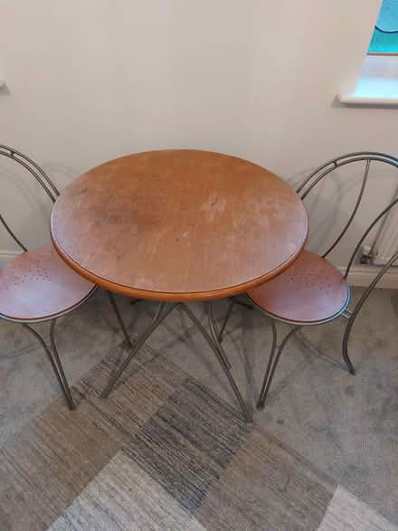 Photo of free Folding table and 2 chairs set (Humphrey's End GL6) #2