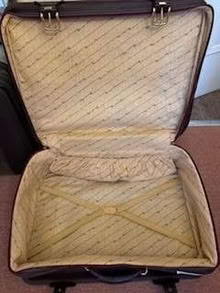 Photo of free Two Leather Suitcases (Balcombe RH17) #4