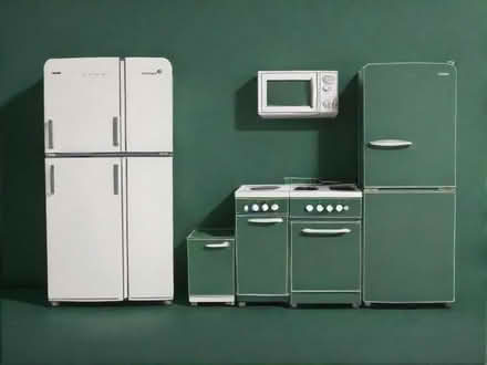 Photo of A double bed, fridge freezer and microwave (Beaumont Leys LE4) #1