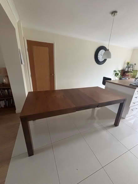 Photo of free Dark wood dining table (OX13 Marcham) #2