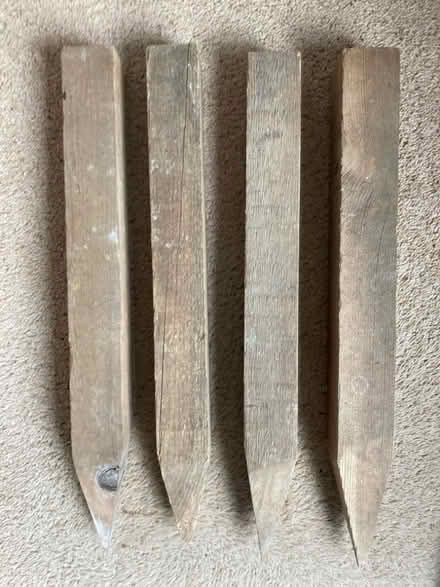 Photo of free Four wooden stakes. (Westbury on Trym BS9) #3