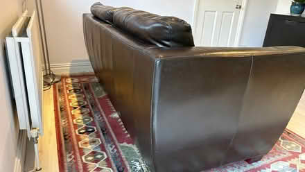 Photo of free Leather 2 Seater Sofa_Dark Chocolate-Brown (Chalfont Common SL9) #2
