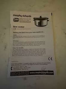 Photo of free Morphy Richards Slow Cooker (Balcombe RH17) #2