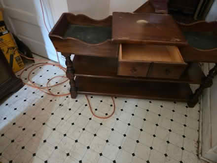 Photo of free Solid wood console/sideboard table (Northeast baltimore) #1