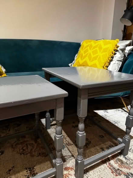 Photo of free Set of Two Grey Side Tables / Nesting Tables (Sherwood TN2) #2