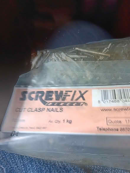 Photo of free If bag of cut fix nails (Knaresborough HG5) #1