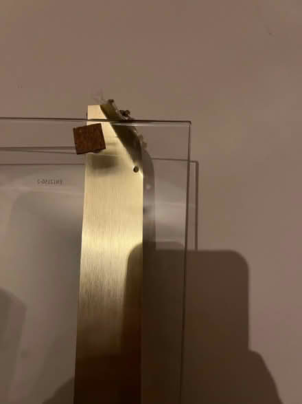 Photo of free New gold shower screen, 1700x1900 (Worcester WR2) #2