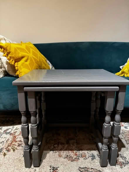 Photo of free Set of Two Grey Side Tables (TN2 3HT) #4