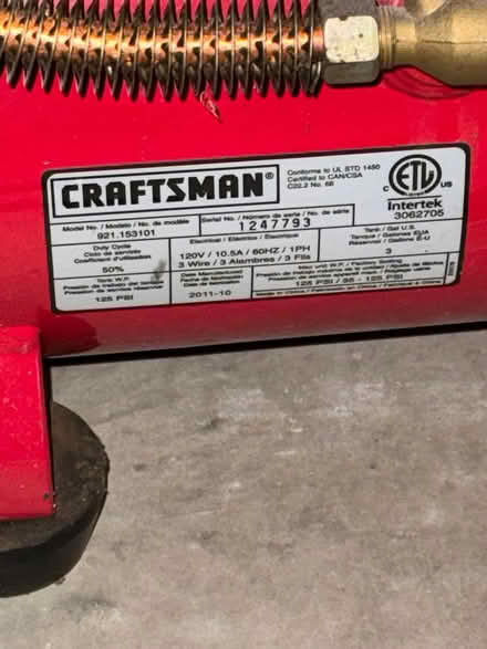 Photo of free Air Compressor - NEEDS REPAIR (Westminster) #1