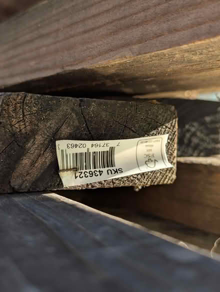 Photo of free weathered redwood boards (Los Altos) #2