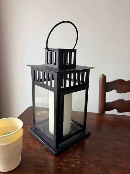 Photo of free IKEA black lantern (Harrow HA7) #1