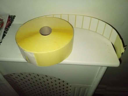 Photo of free Large Roll Of 2000/ 3000 Unused 50mm x 25mm Sticky Labels (Gidlow WN6) #1