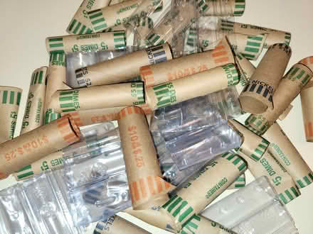 Photo of free Coin Wrappers - Mostly Dimes (Erin Mills) #1