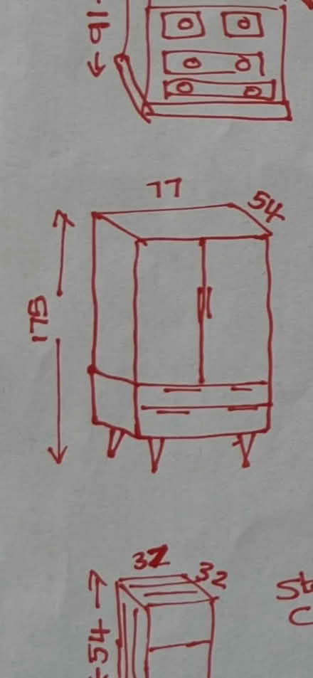 Photo of free Solid wood wardrobe (Crosspool S10) #3