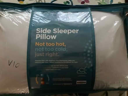 Photo of free New NanoTech Side Sleeper Pillow (Alkham CT15) #1