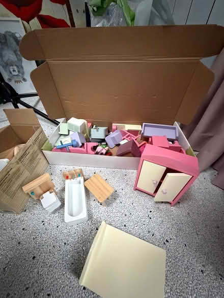 Photo of free Wooden doll house furniture (Drumcondra) #2