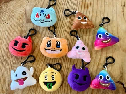 Photo of free 10 plush emoticon keychains (Los Altos Highlands) #1