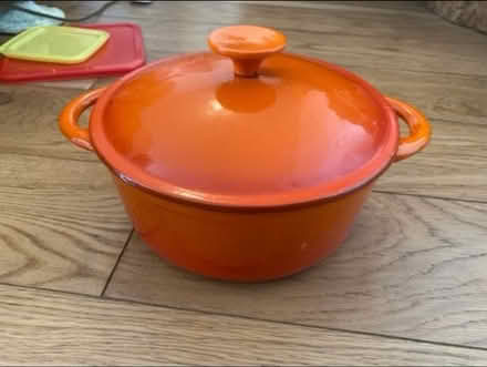 Photo of free Cast Iron Casserole Pot (Cheshunt En8) #1