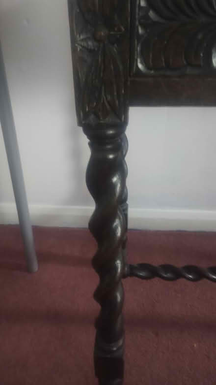 Photo of free Carved wooden table (Bexley DA5) #3