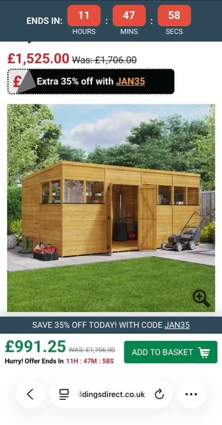 Photo of free Wood shed (NE19 2pl) #1