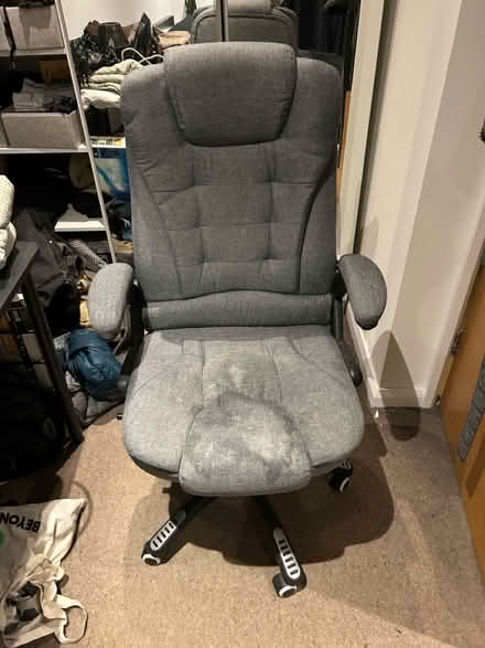 Photo of free Office chair (stained) (LS1) #1