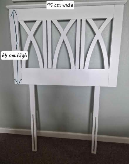 Photo of free Single wooden headboard (Vicars Cross, Chester , CH3) #1