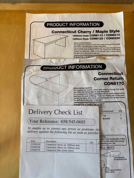 Photo of free Corner desk with filing cabinet (Arundel) #1