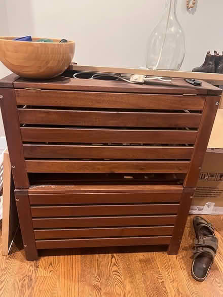 Photo of free IKEA wooden storage boxes (View Ridge) #1
