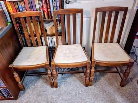 Photo of free 3 Dining Chairs (Union Park TR11) #1