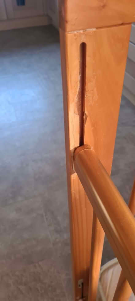 Photo of free Childs Cot and mattress (Crag Bank LA5) #3