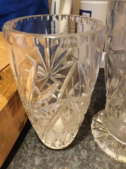 Photo of free large cut glass vase (Melksham) #1